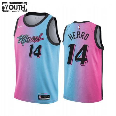 Kinder NBA Miami Heat Trikot Tyler Herro 14 2020-21 City Edition Swingman